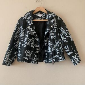 Disney Descendants Faux Leather Moto Jacket